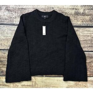 Banana Republic Sweater Womens S Wool Chunky Knit Flared